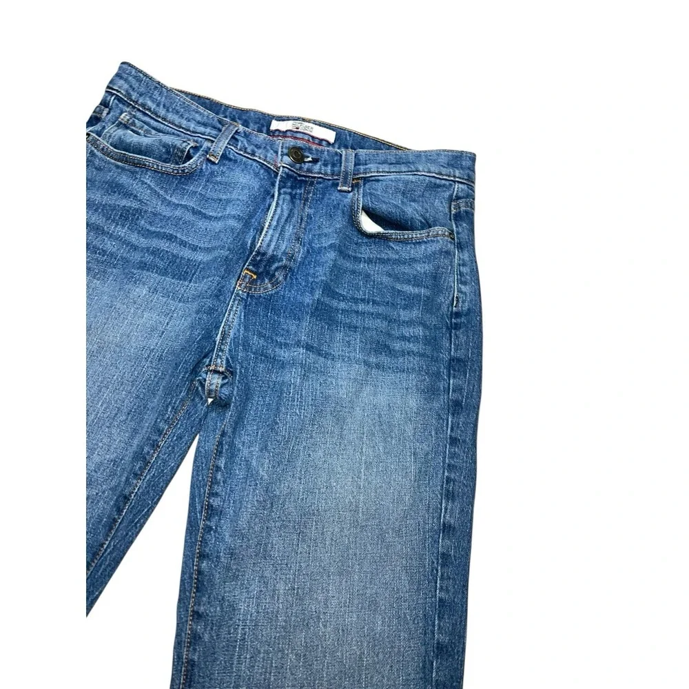 TOMMY HILFIGER MEN'S JEANS SZ 31x30 RELAXED FIT STRAIGHT LEG MEDIUM WASH ZIP FLY